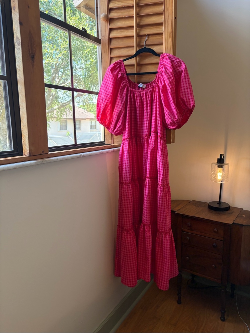 Zoco Daymaker Dress Pink Gingham